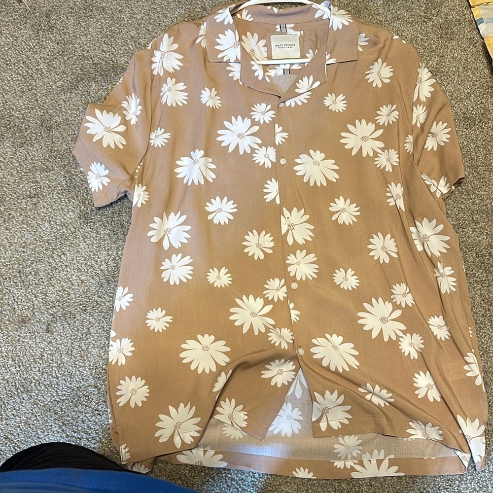 Cactus man button down